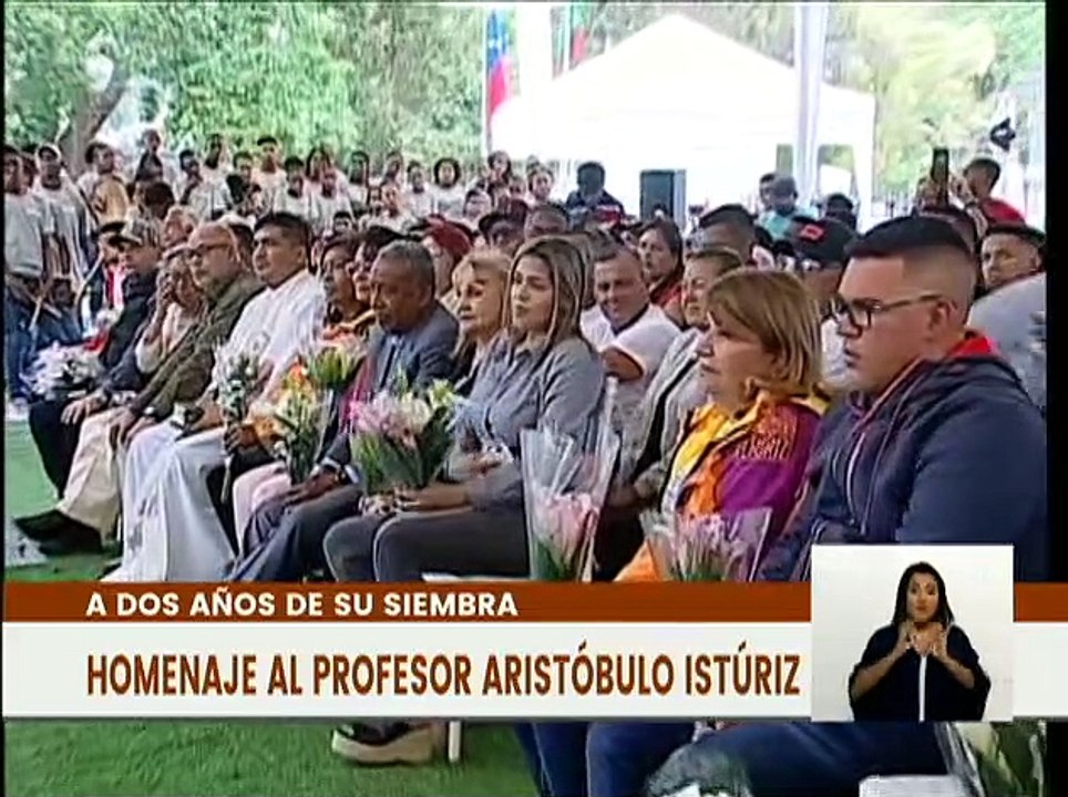 A dos años de la siembra del profesor Aristóbulo Istúriz el pueblo venezolano le rinde homenaje
