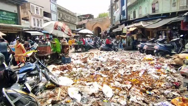 स्मार्ट सिटी अजमेर में बिगड़े सफाई के हालात, गलियों में कचरा, सड़कों पर गंदा पानी
