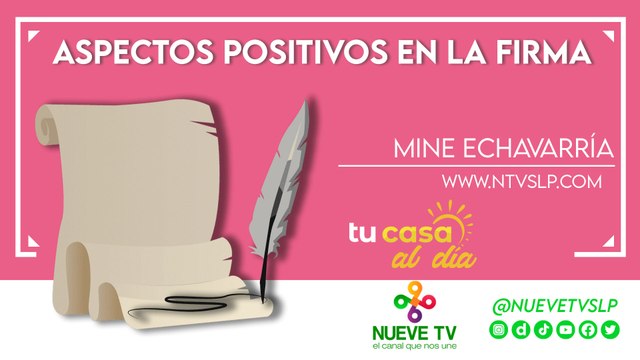 Aspectos positivos en la firma