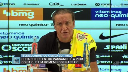 Cuca anuncia saída do Corinthians 27/04/2023 16:22:24