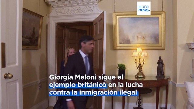 Los primeros ministros del Reino Unido e Italia destacan que sus valores están alineados