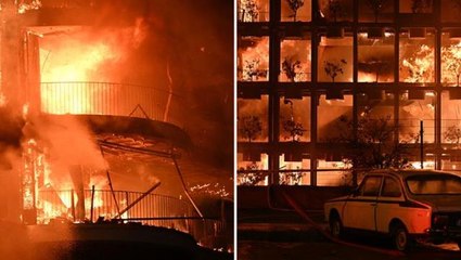 Son Dakika: İzmir'in 4 bloklu lüks sitesinde yangın! Alevler tüm şehri aydınlattı