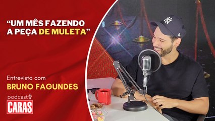 BRUNO FAGUNDES RELEMBRA IMPREVISTO COM ATOR DURANTE PEÇA
