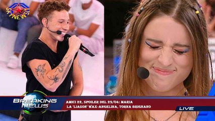 Amici 22, spoiler del 29/04: Maria  la 'liason' Wax-Angelina, torna Brignano
