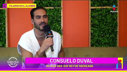 Michel, hijo de Consuelo Duval asegura que no fue hackeada en mensaje contra Federica Aquijano