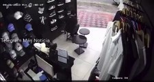 Ladrones ocultan sus identidades para robar en establecimientos