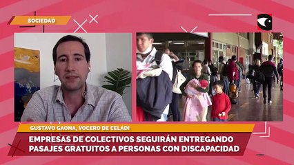 Download Video: Empresas de colectivos seguirán entregando pasajes gratuitos a personas con discapacidad