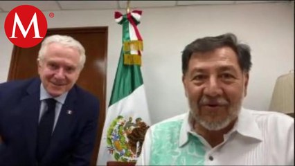 El diputado Fernández Noroña tuvo como invitado a Santiago Creel en su transmisión de Facebook