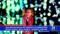 PJ rechaza pedido de prisión preventiva contra Betssy Chávez, Willy Huerta y Roberto Sánchez