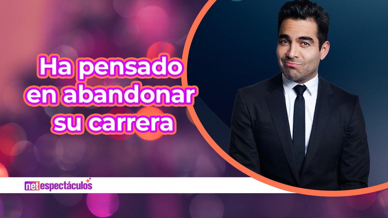 Omar Chaparro pensó en abandonar su carrera