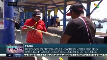 Download Video: Perú: Pescadores artesanales reclaman indemnización tras derrame de petróleo ocurrido hace un año