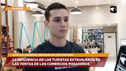La influencia de los turistas extranjeros en las ventas de los comercios posadeños