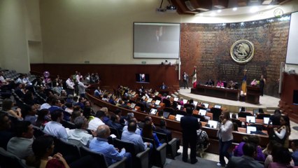 Mirelle Montes rindió informe como presidenta del Congreso