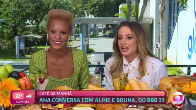 Entrevista com Aline Wirley e Bruna Griphao no Mais Você com Ana Maria Braga