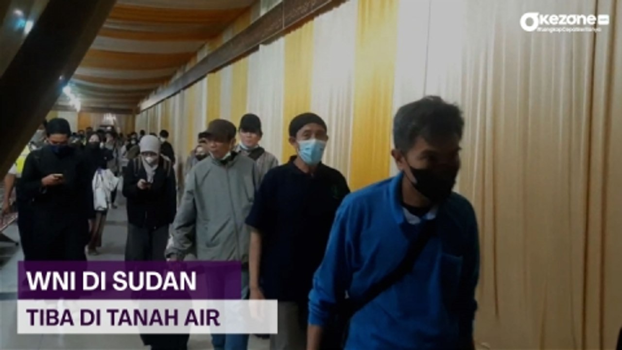 Ratusan WNI Yang Dievakuasi Dari Sudan Tiba Di Tanah Air - Video ...