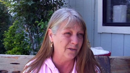 Donna chose to live in a tent instead of staying in a homeless shelter.