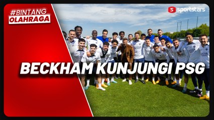 David Beckham Kunjungi Latihan PSG, Lionel Messi Menyambut Hangat