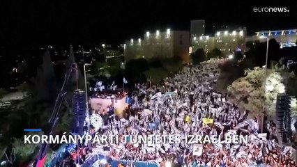 Az igazságügyi reform mellett tüntettek Izraelben