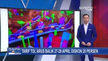 Arus Balik, Diskon Tarif Tol 20 Persen Berlaku Mulai 27-29 April 2023, Berikut Titik Lokasinya...