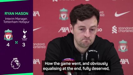 Late defeat ‘hard to put into words’ for Tottenham and Ryan Mason