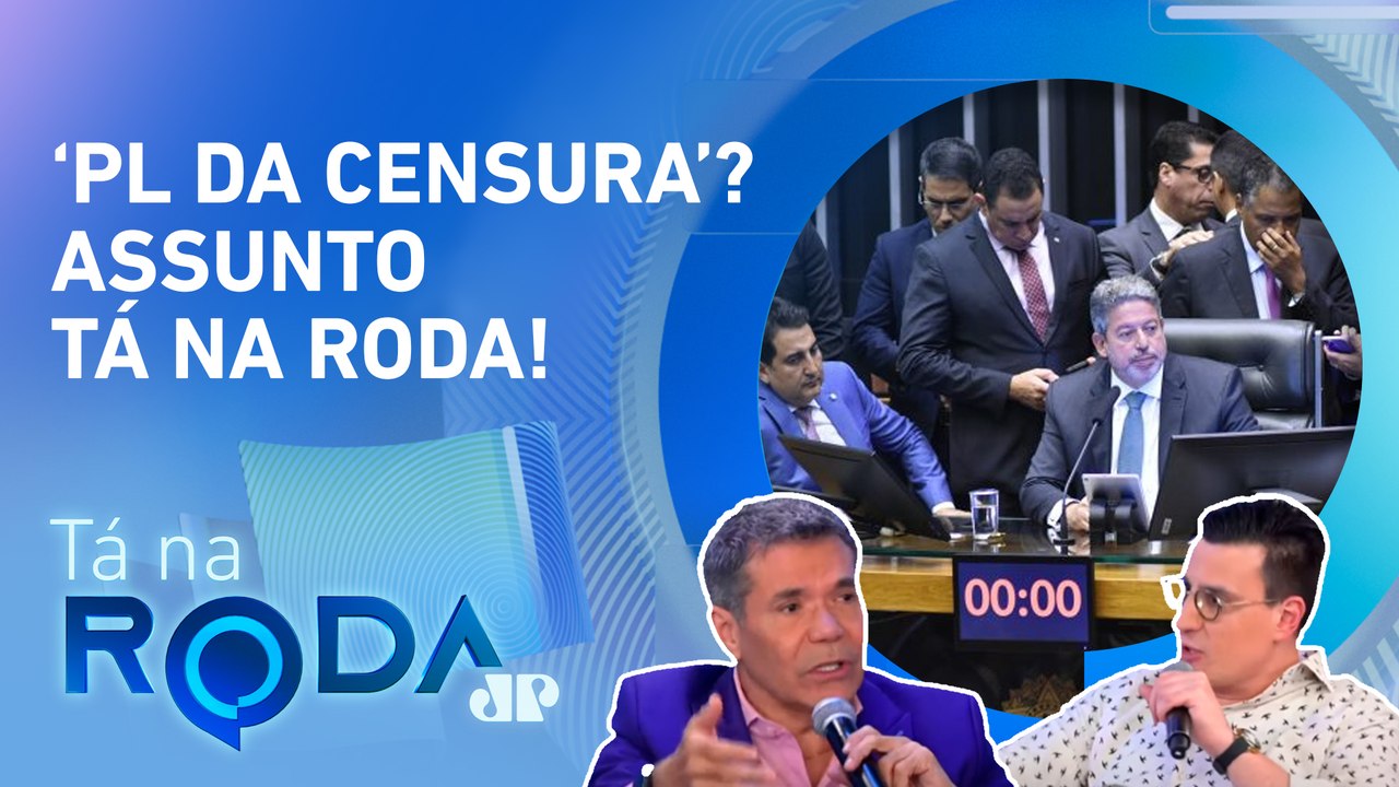 Tiago Pavinatto e Marcio Moraes DISCUTEM durante DEBATE sobre PL das Fake News | TÁ NA RODA