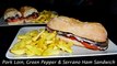 Pork Loin, Green Pepper & Serrano Ham Sandwich - Easy _Serranito_ Sandwich Recipe
