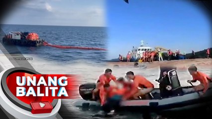 PCG, naglagay ng oil spill room sa tubig sa palibot ng Corregidor Island | UB