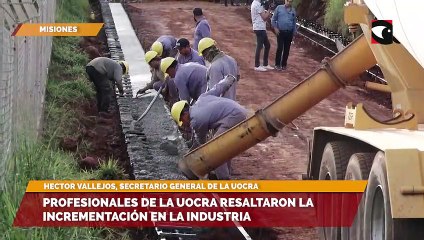 Profesionales de la UOCRA resaltaron la incrementación en la industria