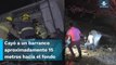 Cae autobús a barranco en Nayarit; hay 18 muertos y 33 heridos
