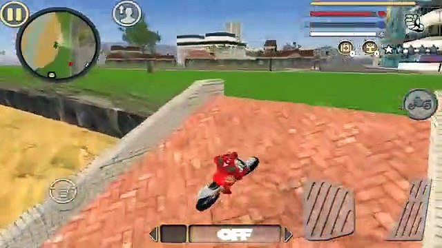 ##Iron Rope Hero Vice Town City Crime Simulator Fun at NY City Limo Car 21 Android Gameplay_360p