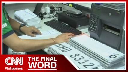 DOTr: Marcos wants license card, plate shortage resolved soon