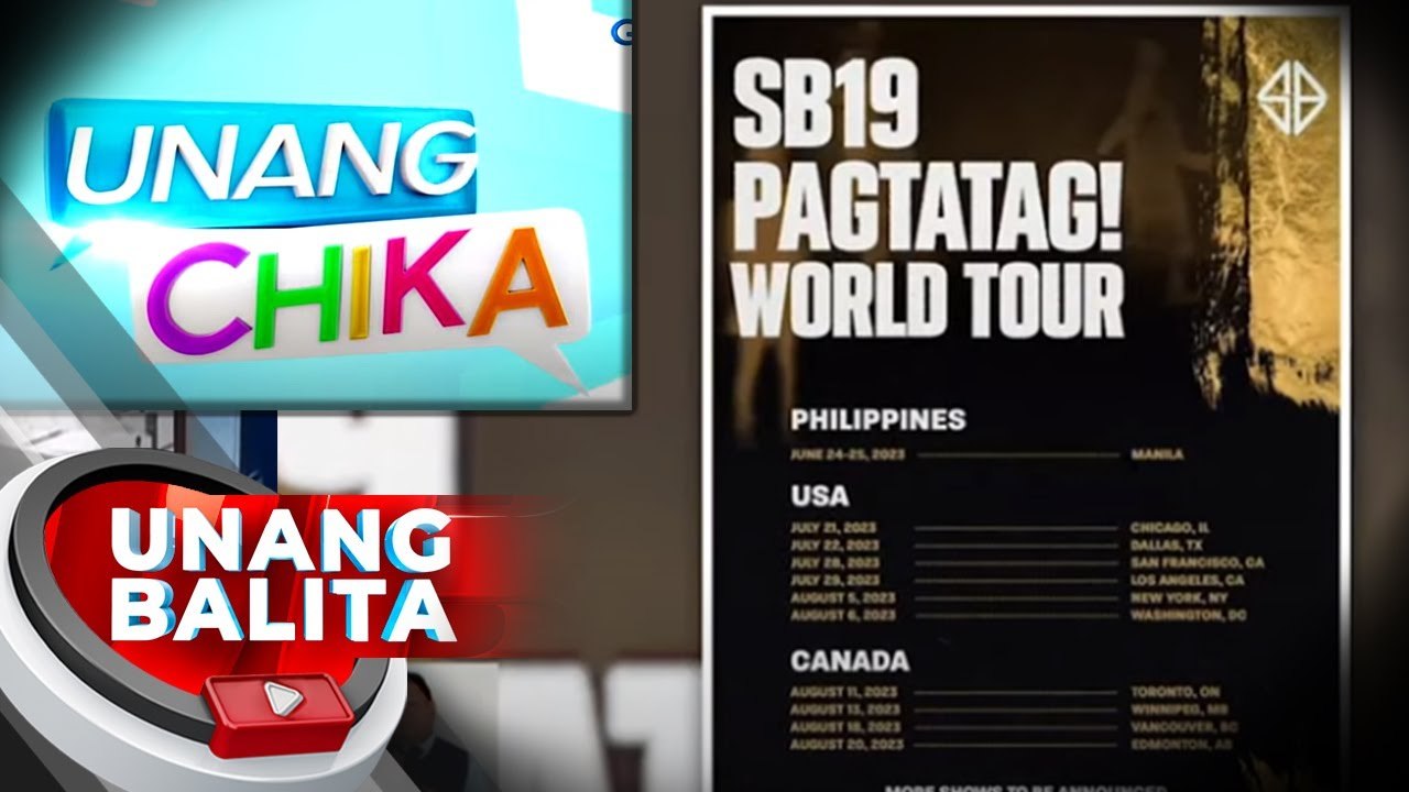 P-Pop group na SB19 may World Tour simula June para sa kanilang EP na "Pagtatag!"  | UB