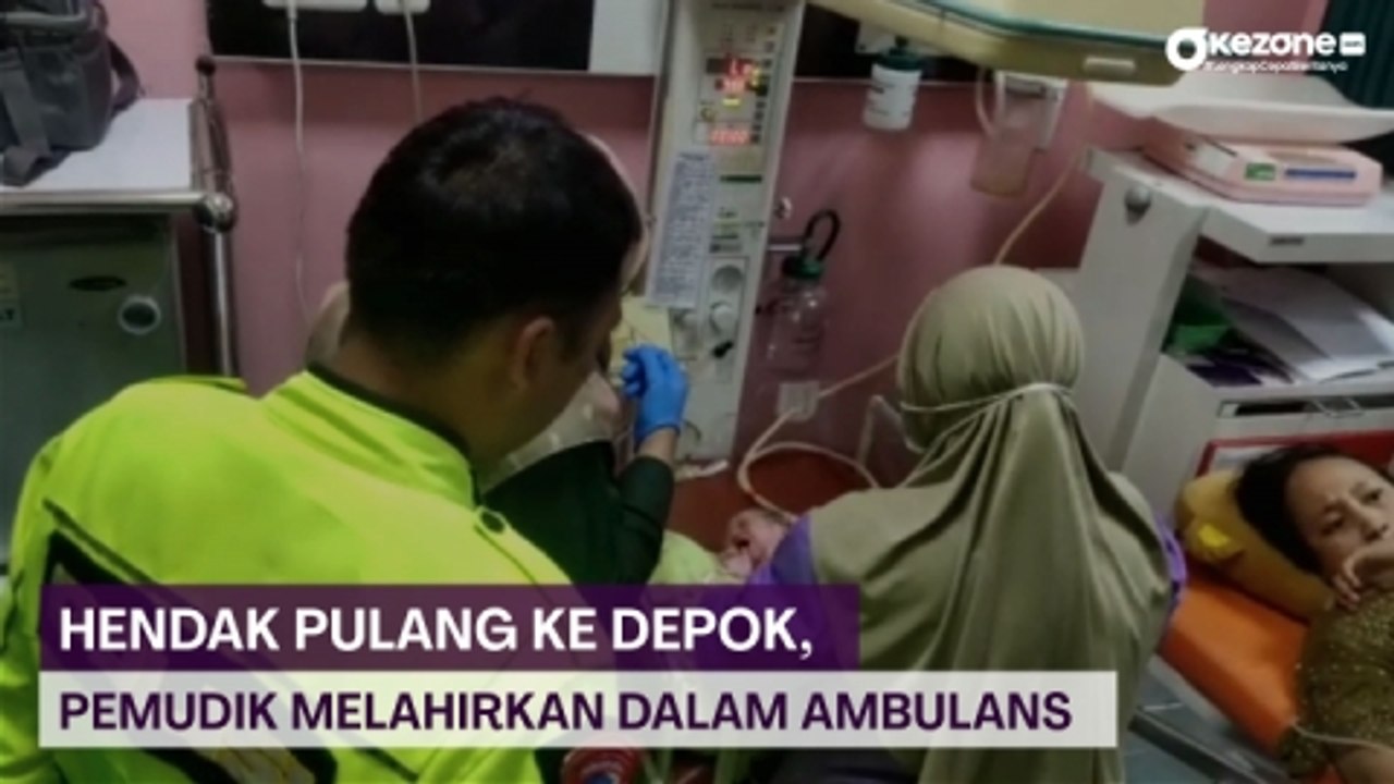 Aksi Polisi Bantu Pemudik Melahirkan dalam Ambulans di Tol Kertajati