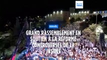 Israël : manifestation de soutien à la réforme judiciaire controversée