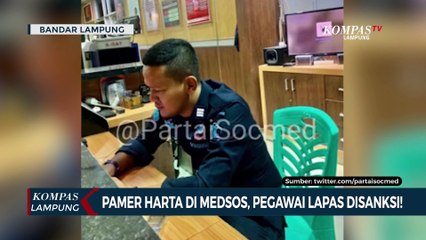 Pamer Harta di Medsos, Pegawai Sipir Lapas Rajabasa Disanksi Disiplin