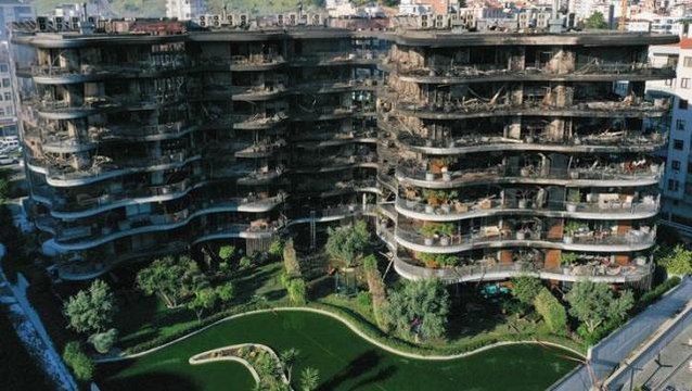 İlan ortaya çıktı! İzmir'de küle dönen milyonluk lüks daireleri akıllı ev diye satışa sunmuşlar
