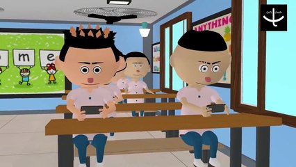 LET'S SMILE JOKE - CLASSROOM ME PUBG __ FUNNY PUBG ANIMATION