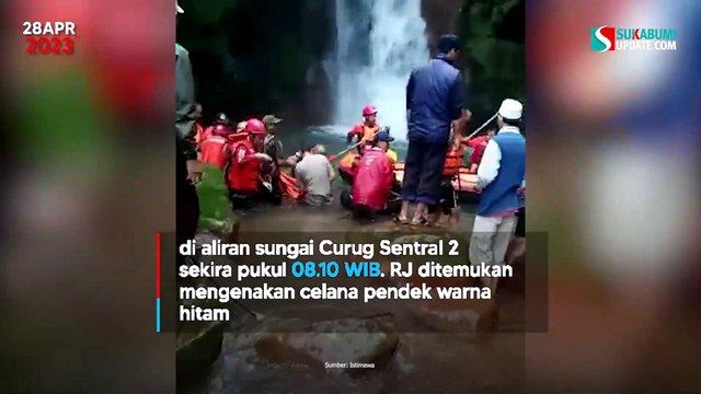 Mengambang Tak Bernyawa, Santri Tenggelam di Curug Sentral Kabandungan Sukabumi