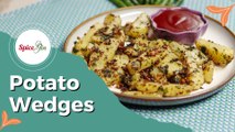 Potato Wedges | How to Make Garlic Potato Wedges