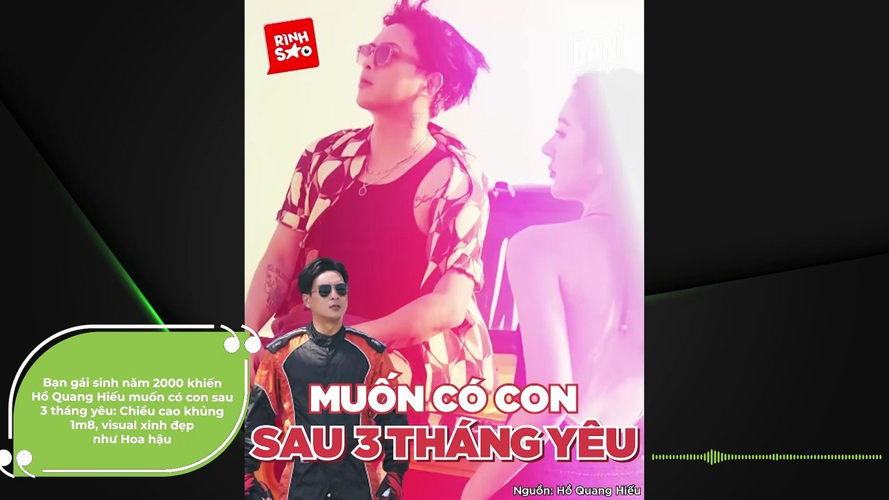 Bạn gái sinh năm 2000 khiến Hồ Quang Hiếu muốn có con sau 3 tháng yêu: Chiều cao khủng 1m8, visual xinh đẹp như Hoa hậu | Điện Ảnh Net