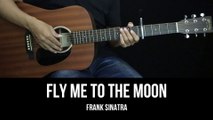 Fly Me to the Moon - Frank Sinatra | EASY Guitar Tutorial with Chords / Lyrics