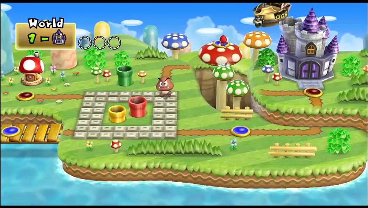 New Super Mario Bros. Wii online multiplayer wii Vidéo Dailymotion