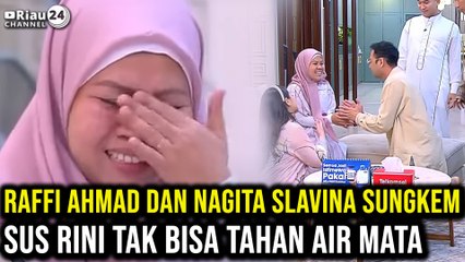 Raffi Ahmad dan Nagita Slavina Sungkem, Sus Rini Tak Bisa Tahan Air Mata