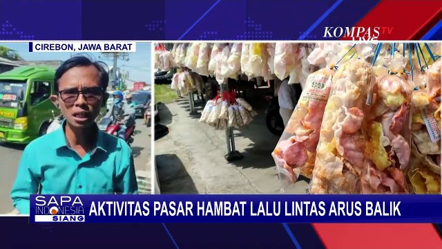 Arus Balik Jalur Utama Pantura Tersendat, Aktivitas Jual Beli di Pasar Jadi Pemicunya!