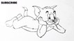 How to draw Tom cat __ Tom and Jerry drawing __ Cartoon drawing