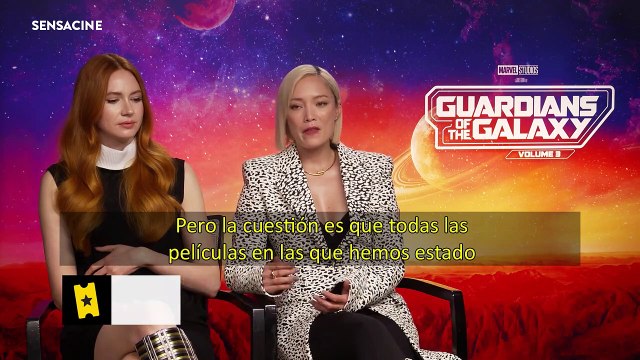 James Gunn, Karen Gillan, Pom Klementieff Entrevista - Guardianes de la Galaxia: Volumen 3