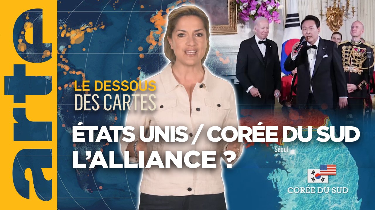 Joe Biden : tapis rouge pour la Corée du Sud - Le dessous des cartes - L’essentiel | ARTE