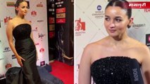 Alia Bhatt Looking Hot & Gorgeous in Black Mermaid Gown _ Alia Bhatt Hot Look at Filmfare Awards
