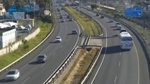 Circula cuatro kilómetros de la autovía en sentido contrario en Cádiz
