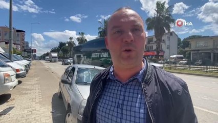 Otomobilin çarptığı öğrenci metrelerce böyle savruldu